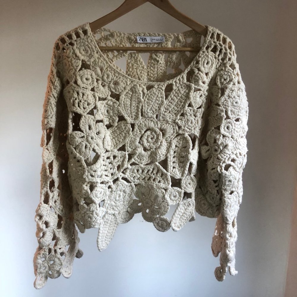 Crochet Crop Sweater